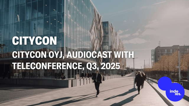 Citycon Oyj, Audiocast, Q3'25
