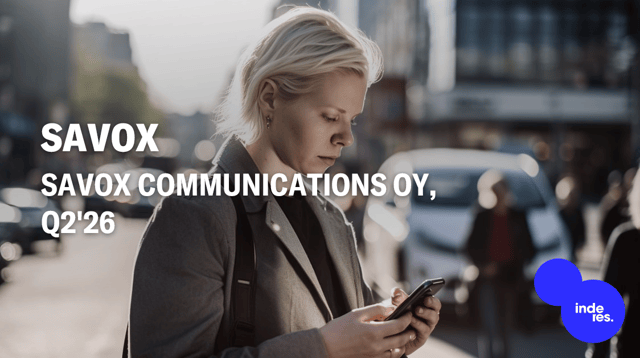 Savox Communications Oy, Q2'26