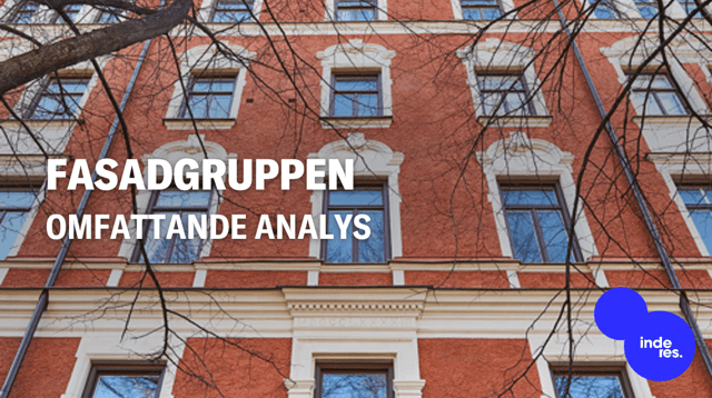 Fasadgruppen initieringsrapport: Renoverat investerings-case till ett attraktivt pris