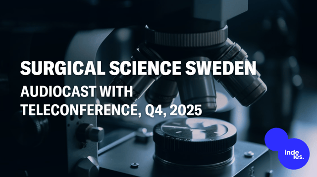 Surgical Science Sweden, Audiocast, Q4'25