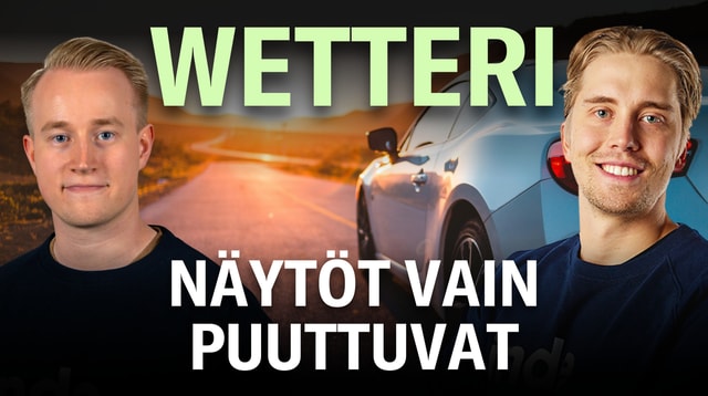 Wetteri: Näytöt vain puuttuvat