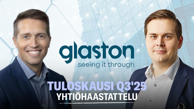 Glaston Q3'25: MDS-segmentti tuki kannattavuutta