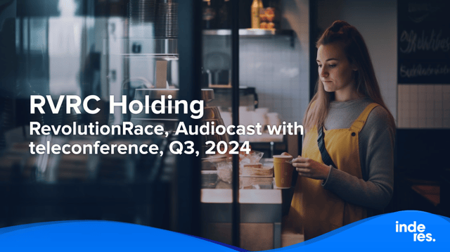 RevolutionRace, Audiocast with teleconference, Q3, 2024