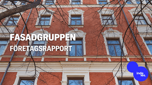 Fasadgruppen Q2'26: Återhämtning byggs upp, men takten är långsam