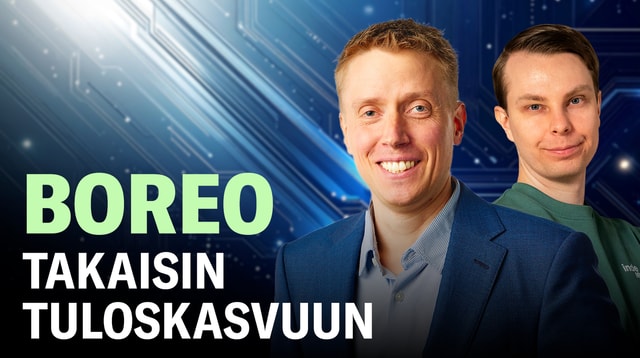 Boreo: Takaisin tuloskasvuun
