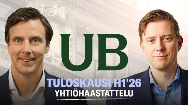 United Bankers H1’26: Vauhtia yritysostoilla